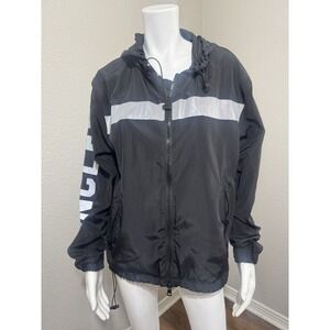 moncler x off white Reflective Jacket Windbreaker Womens 2 Medium Designer